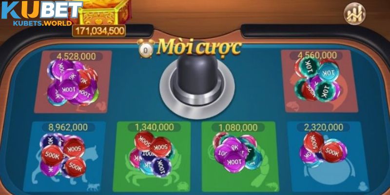 Tỷ lệ cược tại game bầu cua tôm cá Kubet rất cạnh tranh